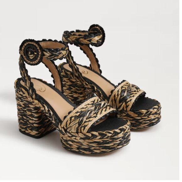 Sam Edelman - Iliana Ankle Strap Wedge Sandal - Picture 1 of 3